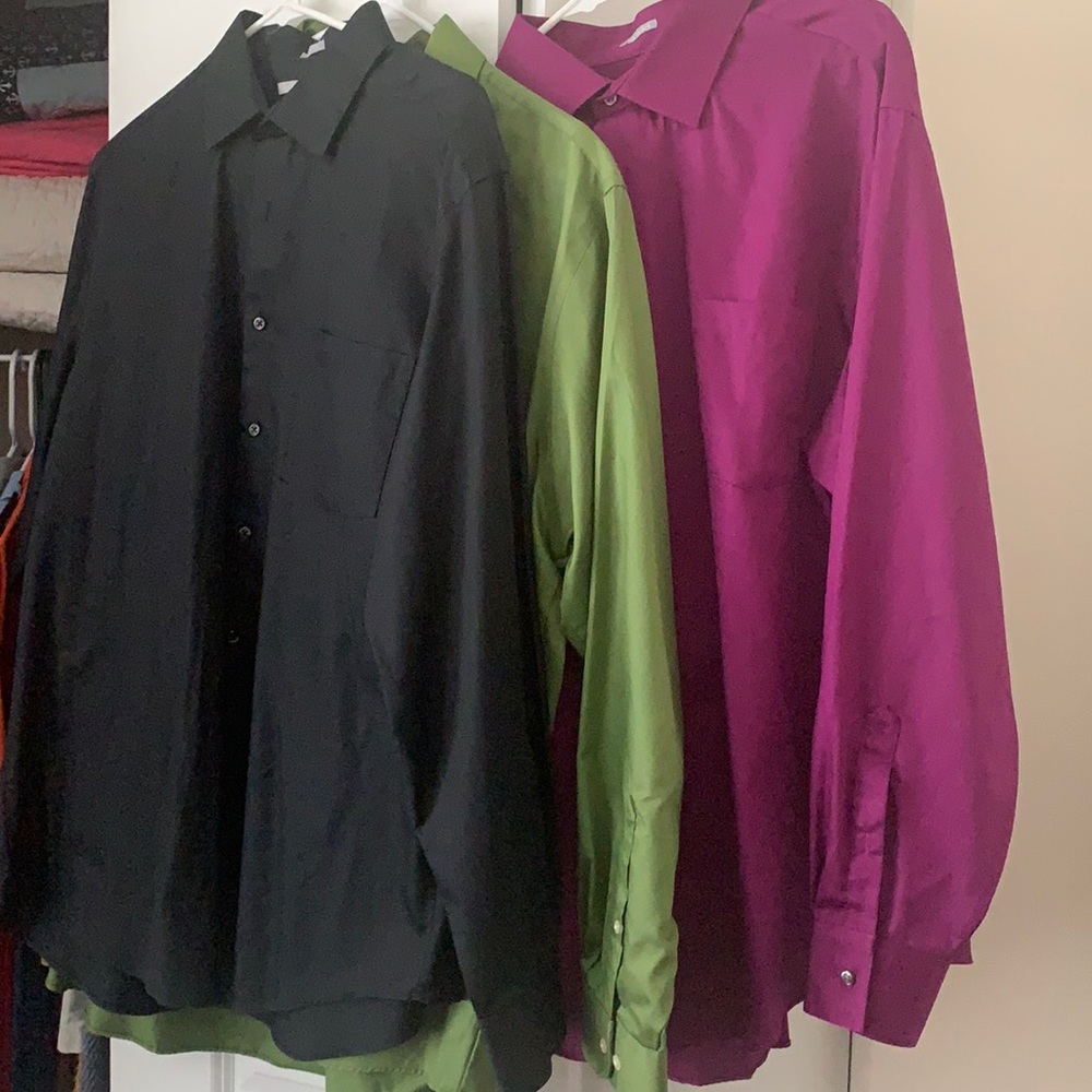 Men’s dress shirts! Like New, worn once each.